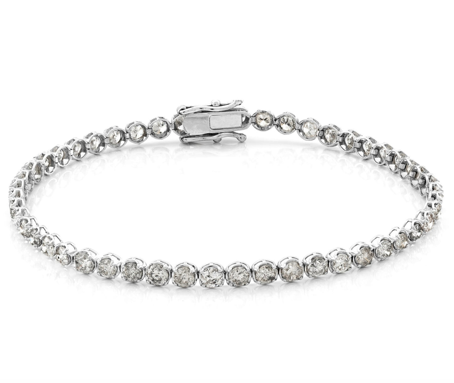 Bracelet 5.00 ct Diamond and 18K White gold