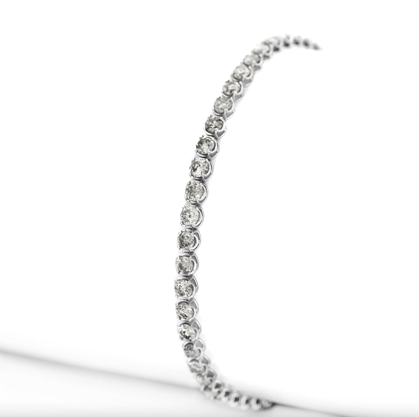 Bracelet 5.00 ct Diamond and 18K White gold