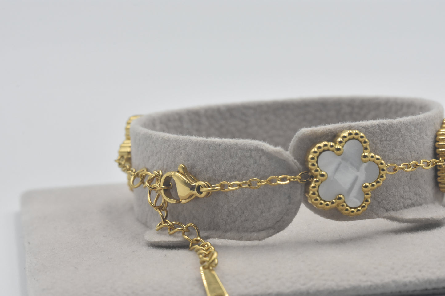 Clover Bracelet Metal/Nacar