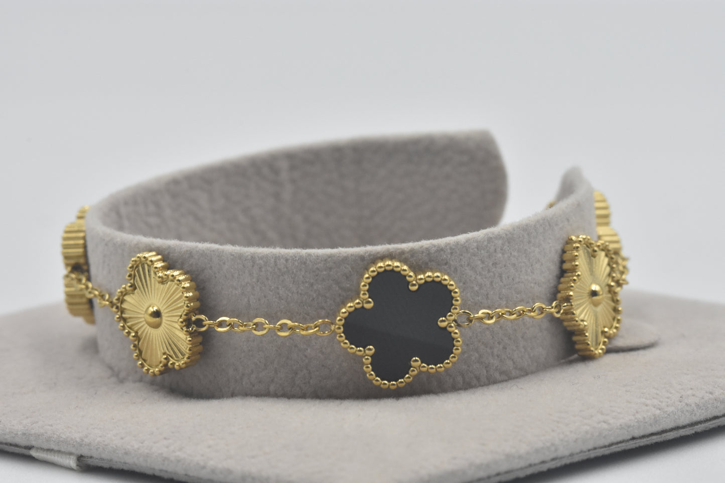 Clover Bracelet Metal/Nacar